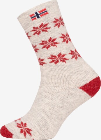 HomeOfSocks Socks 'HOS804' in Red: front