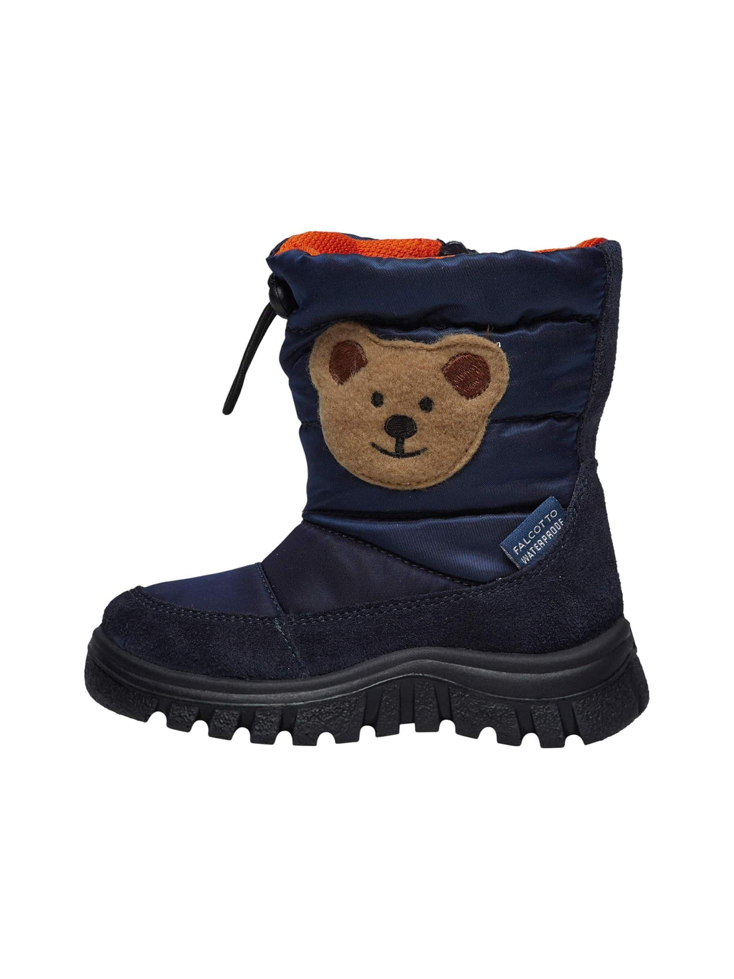 Bottes 'POZNURR BEAR' Falcotto en bleu : devant