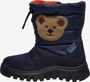 Bottes 'POZNURR BEAR' Falcotto en bleu : devant