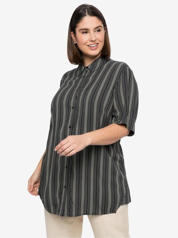 SHEEGO Bluse in Schwarz: predná strana