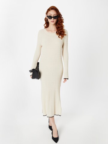 SOAKED IN LUXURY Knit dress 'Adrianna' in Beige