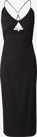 Calvin Klein Jeansregular Ljetna haljina - crna boja: prednji dio
