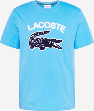 LACOSTE - Camiseta en azul: frente