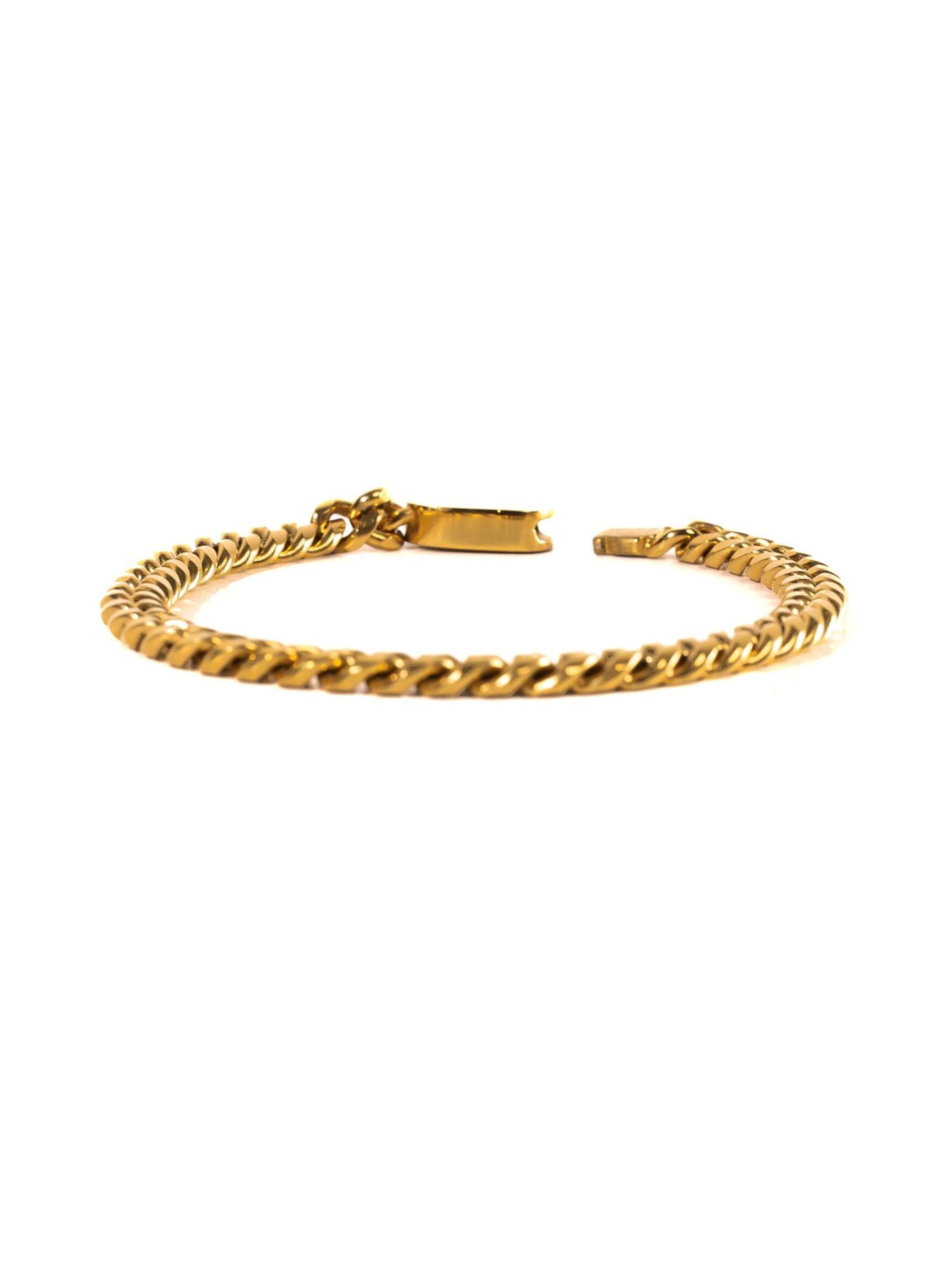 Eternal Bracelet 'Cuban Link' in Gold: front