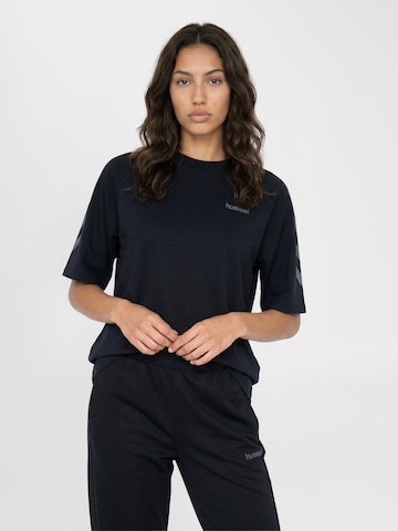 T-shirt fonctionnel 'KEEPER CHEVRON' Hummel en noir : devant