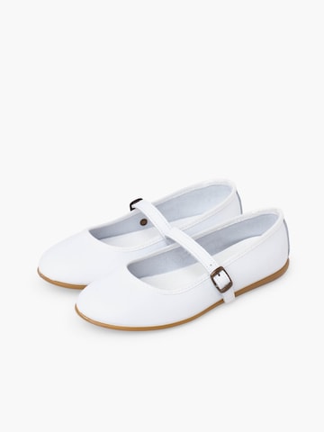 Ballerines Pisamonas en blanc