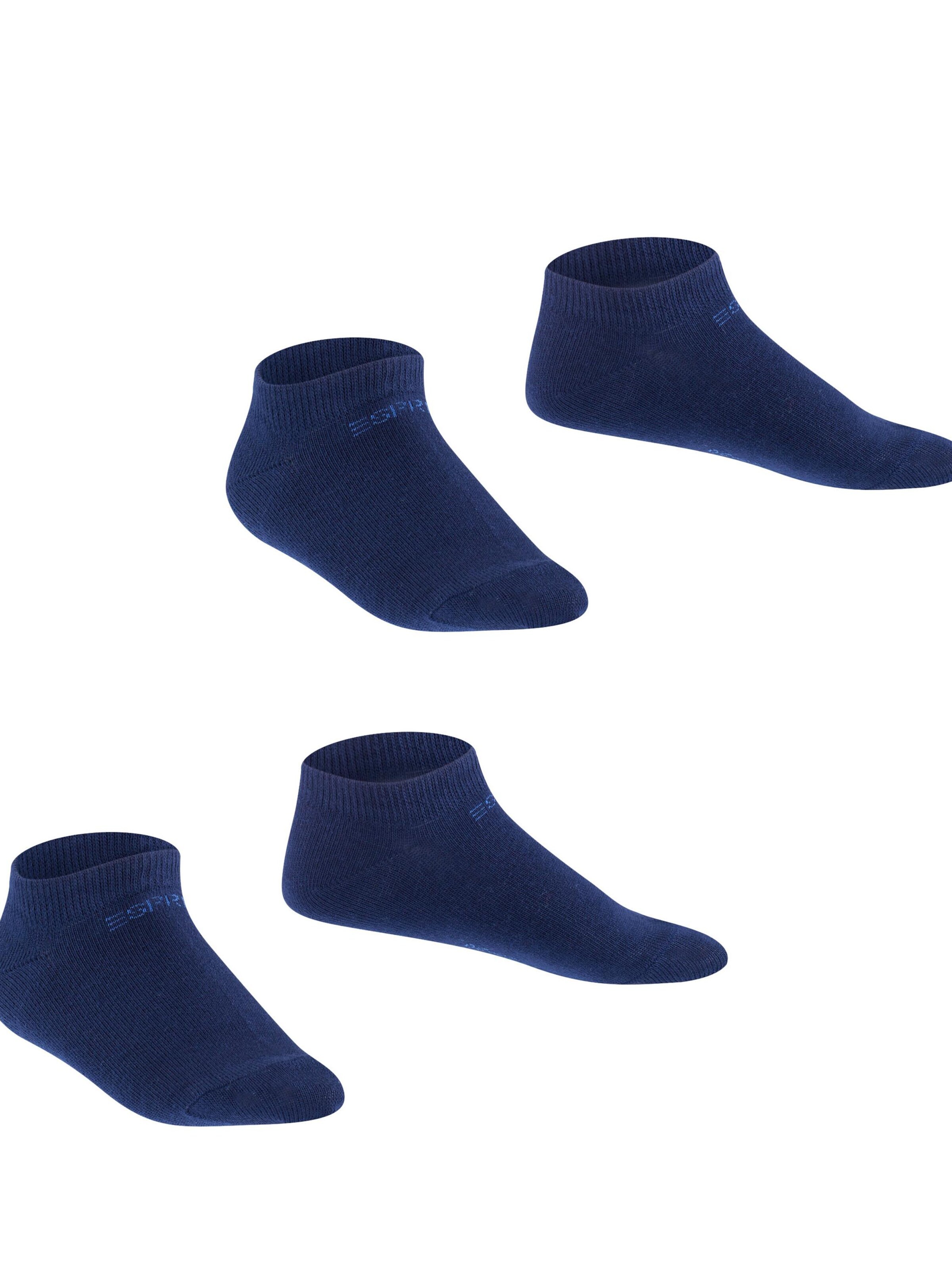ESPRIT Socken 'Foot Logo 2-Pack'‌‌‌‌‌‌‌‌‌‌ in Blau