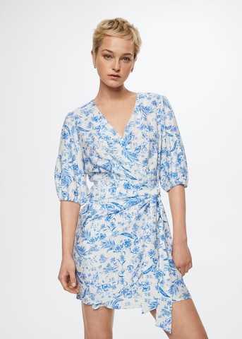 MANGO Letní šaty 'cuqui' – modrá: přední strana