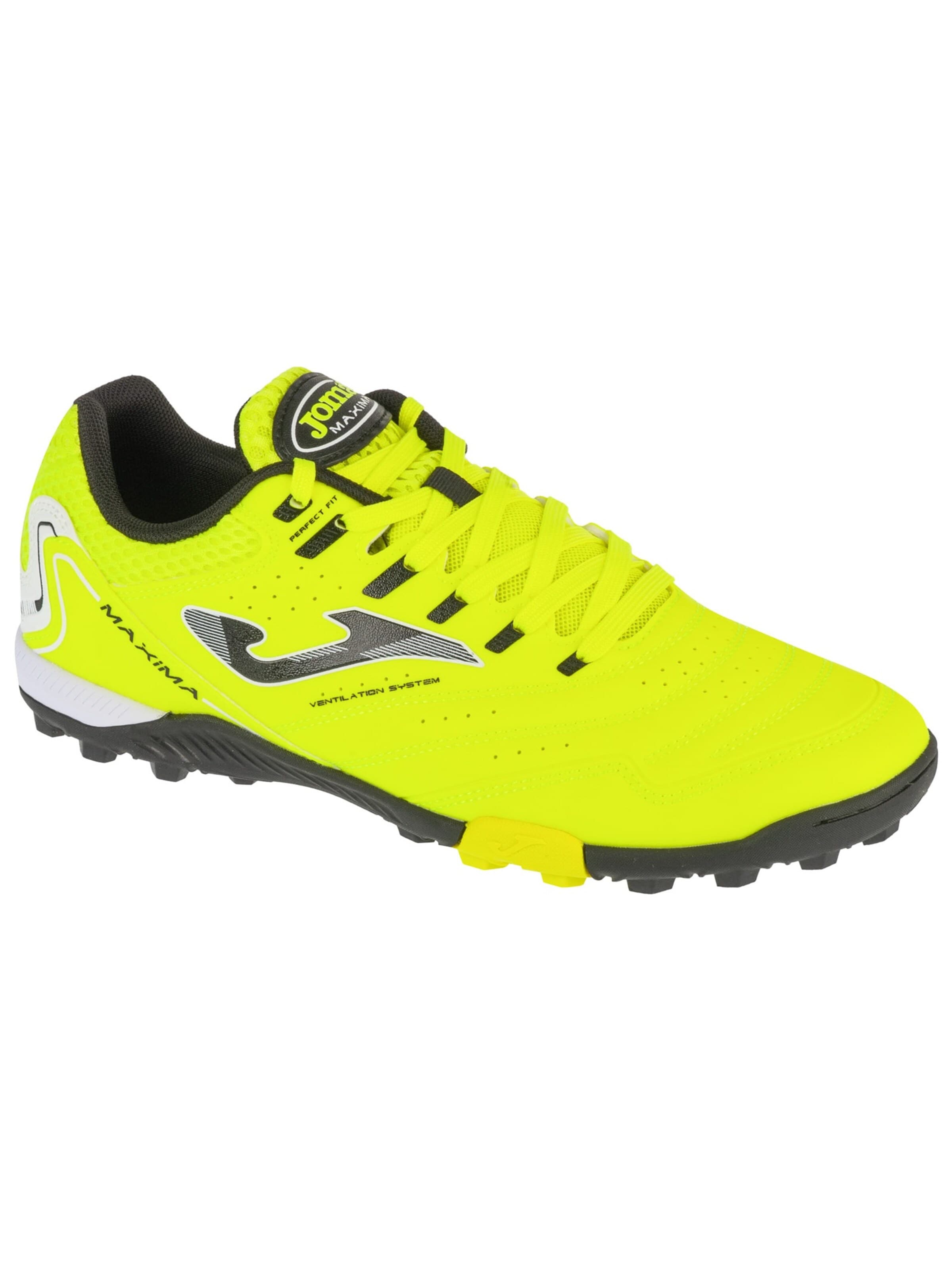 JOMA Soccer shoe 'Maxima 25 MAXW TF' in Yellow: front
