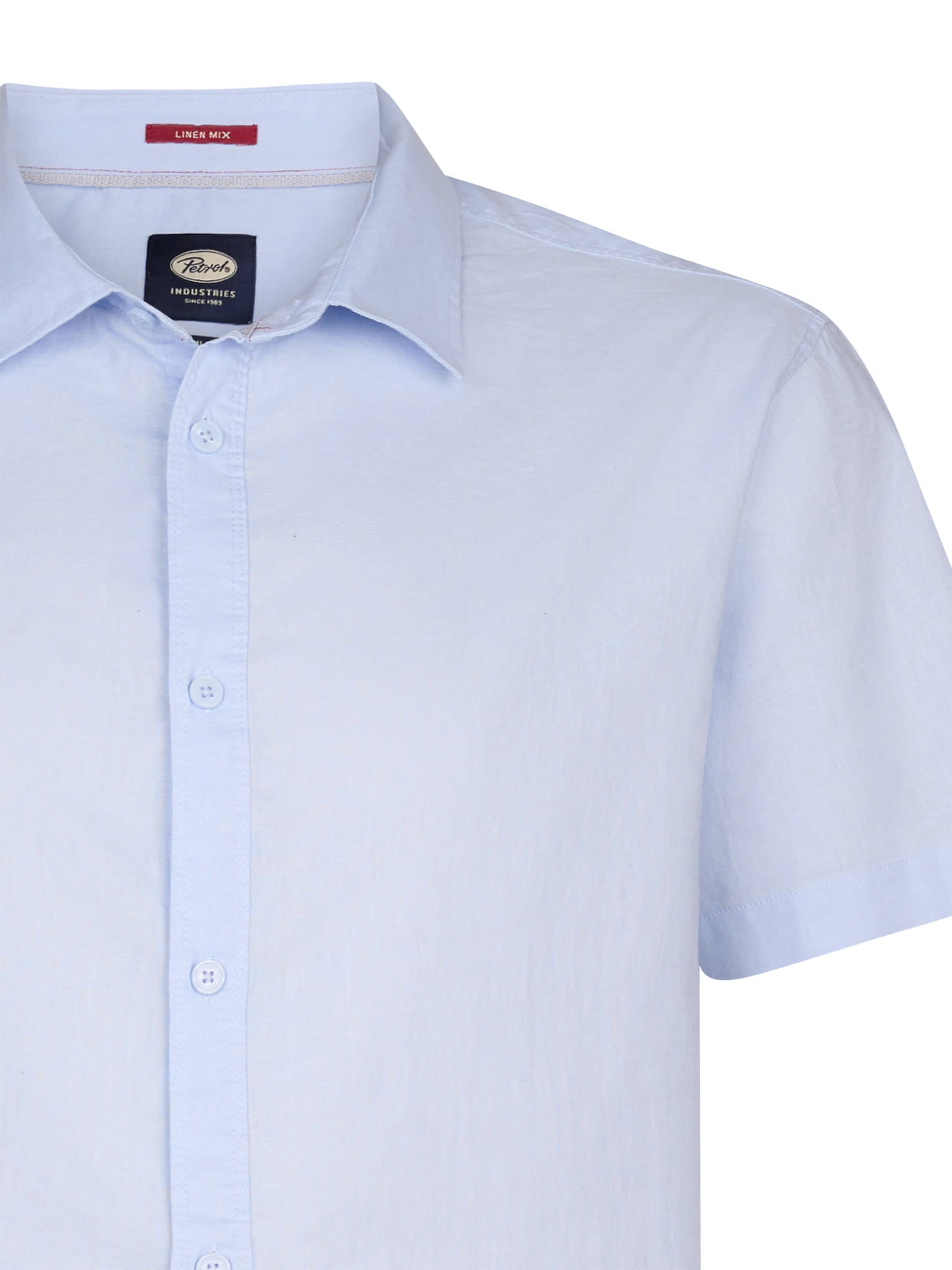 Fit confort Chemise Petrol Industries en bleu