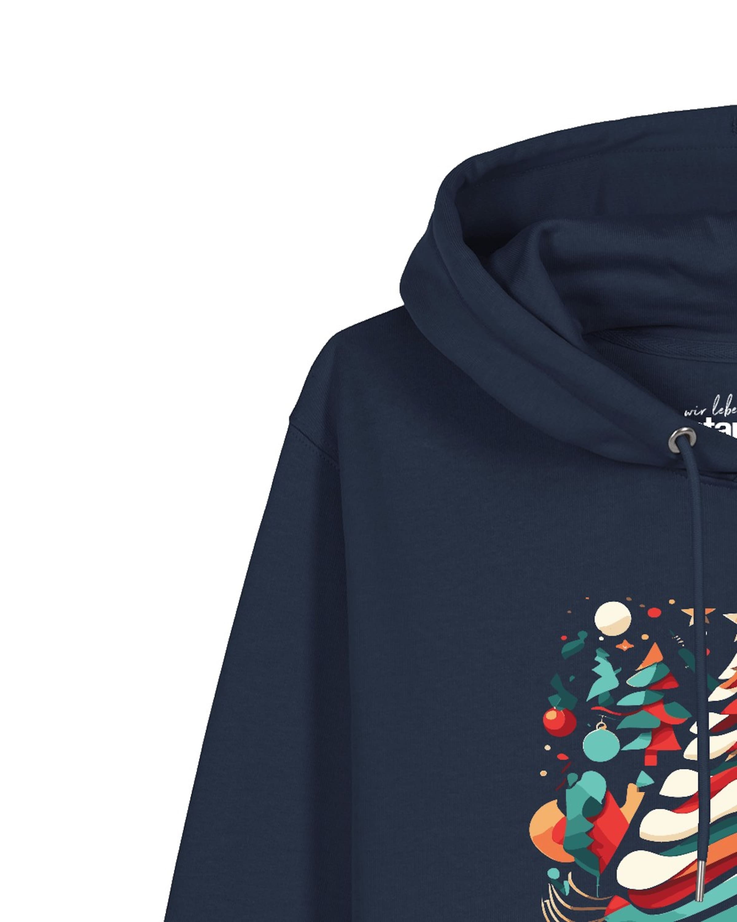 Felpa 'Christmas Tree' di Watapparel in blu