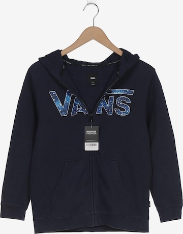 VANS Sweatshirt & Zip-Up Hoodie in L in Blue: front