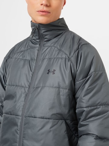 UNDER ARMOUR Athletic Jacket in Grey