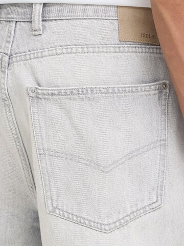 !Solid Loosefit Broek ' SDTommy Talib Relaxed Fit ' in Grijs