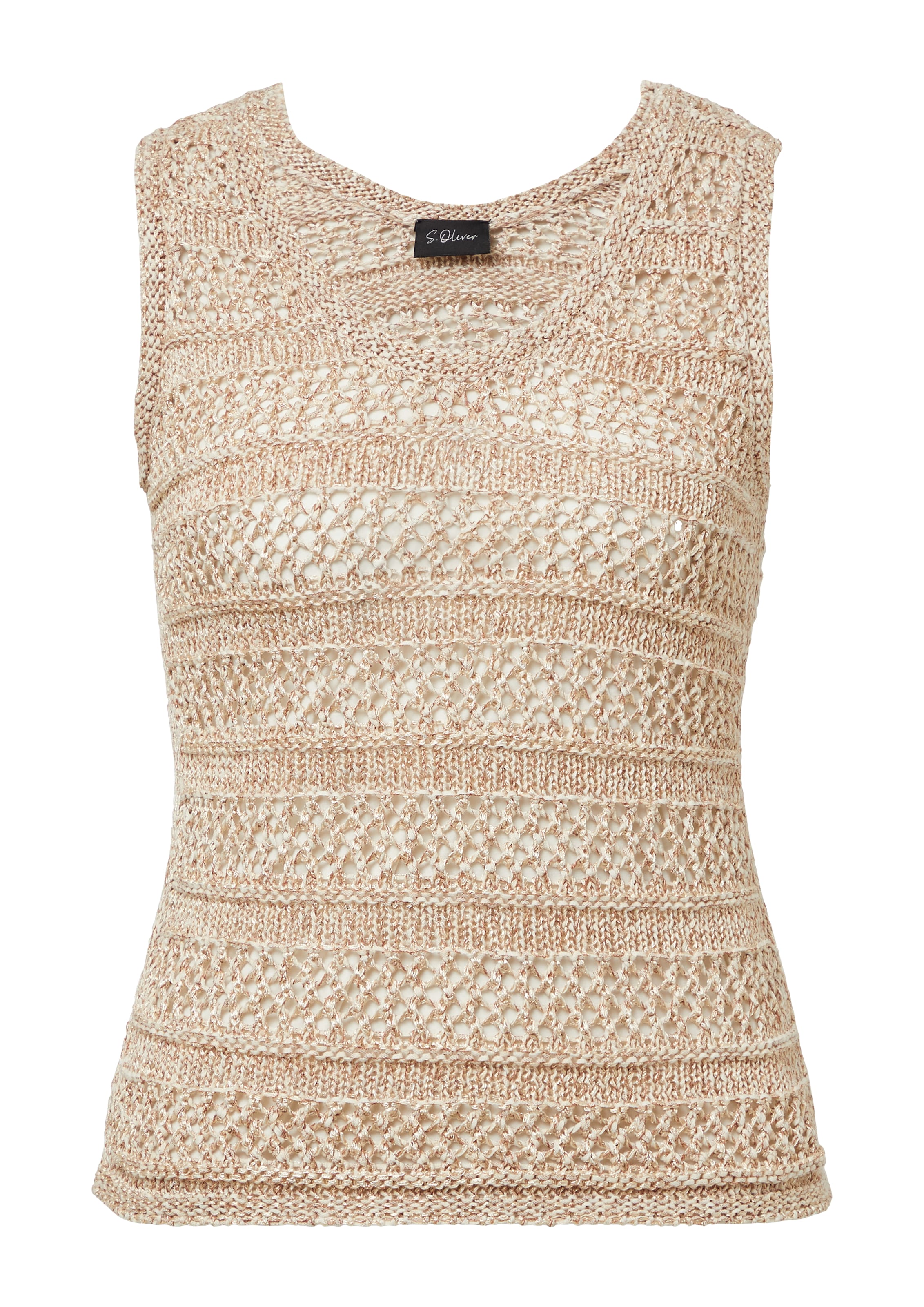 Haut s.Oliver BLACK LABEL en beige : devant