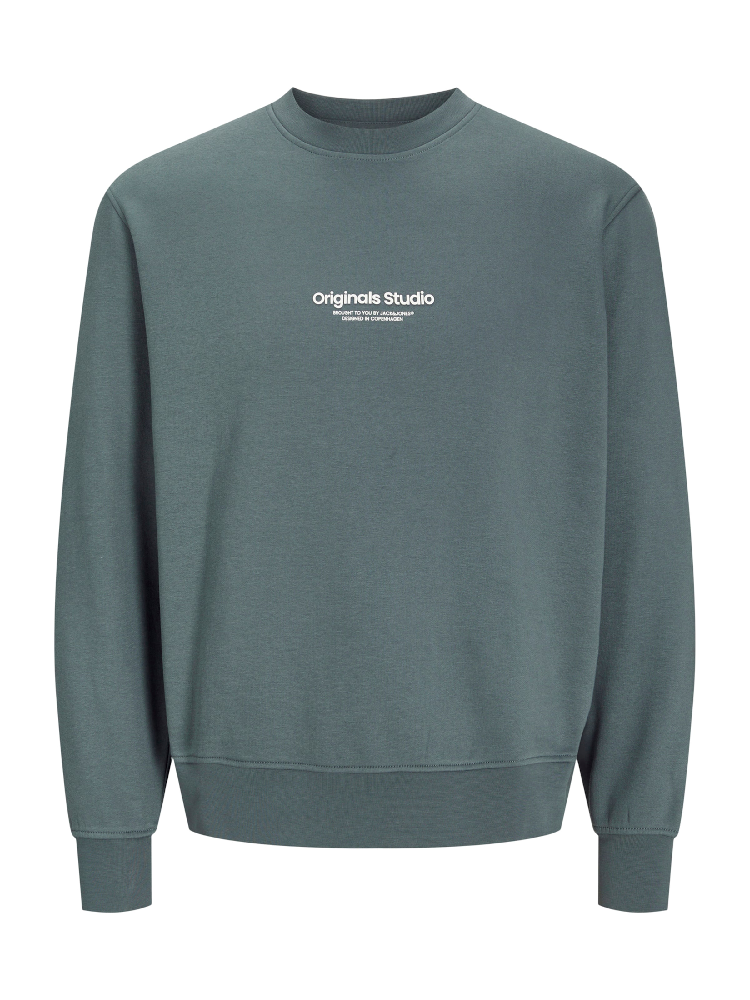 JACK & JONES Свитшот 'JWHVESTERBRO' в Синий: спереди