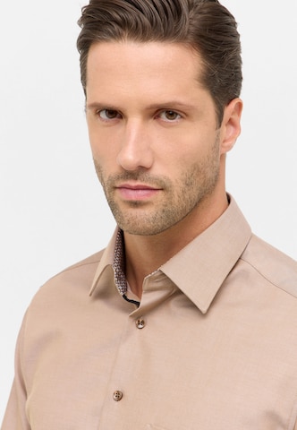 ETERNA Regular Fit Hemd in Braun