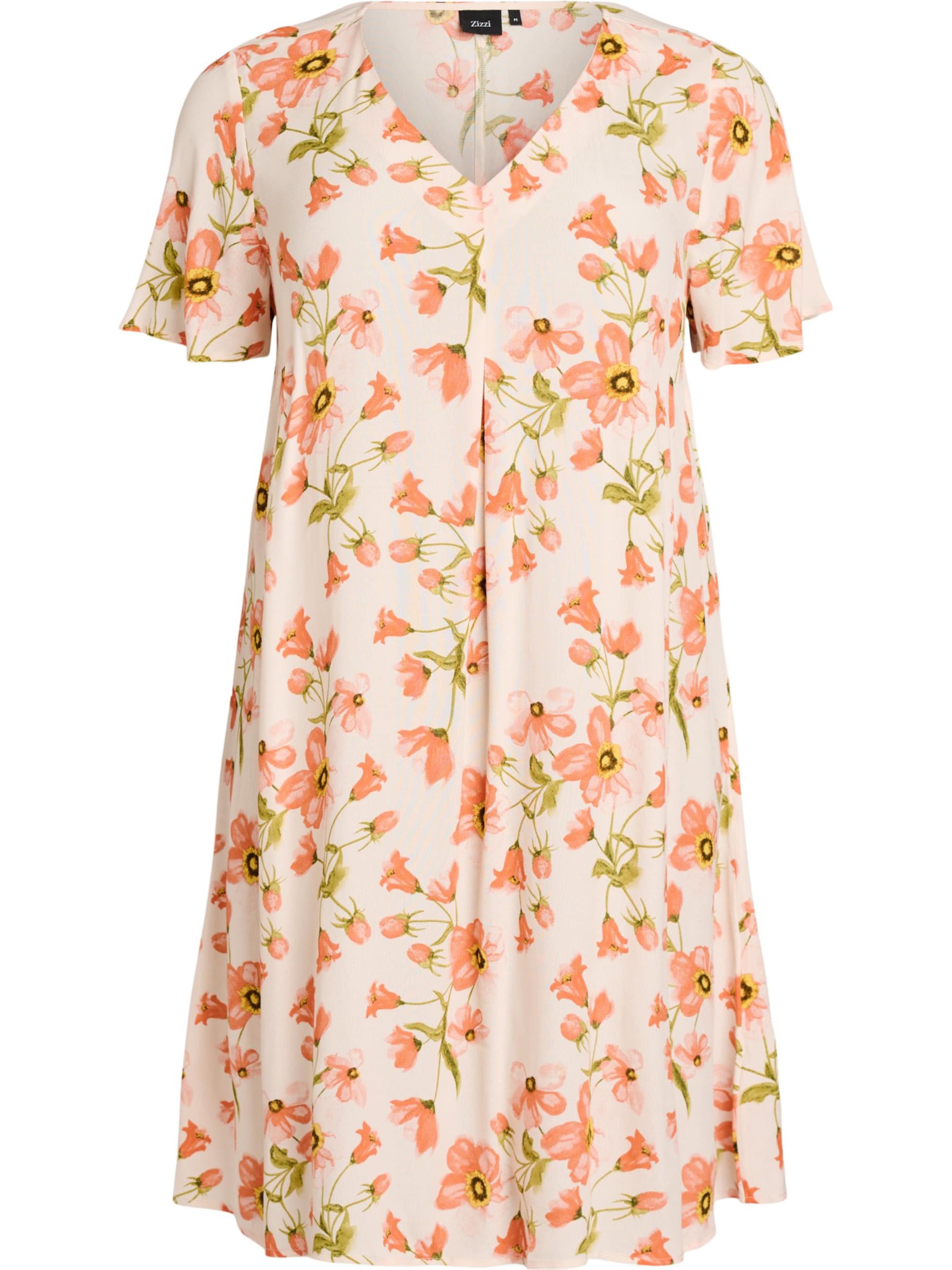 Zizzi Jurk 'Bella' in Roze: voorkant