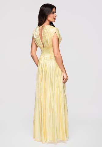 Ombre Kleid in Gelb