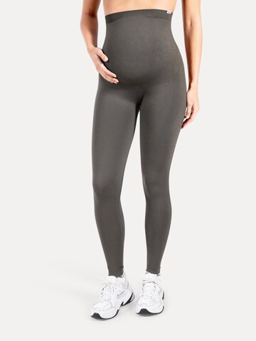 Smilodox Slimfit Leggings in Grau: Vorderseite