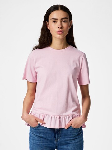 T-shirt 'PCDisso' PIECES en rose : devant