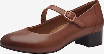 Escarpins Tamaris en marron : devant