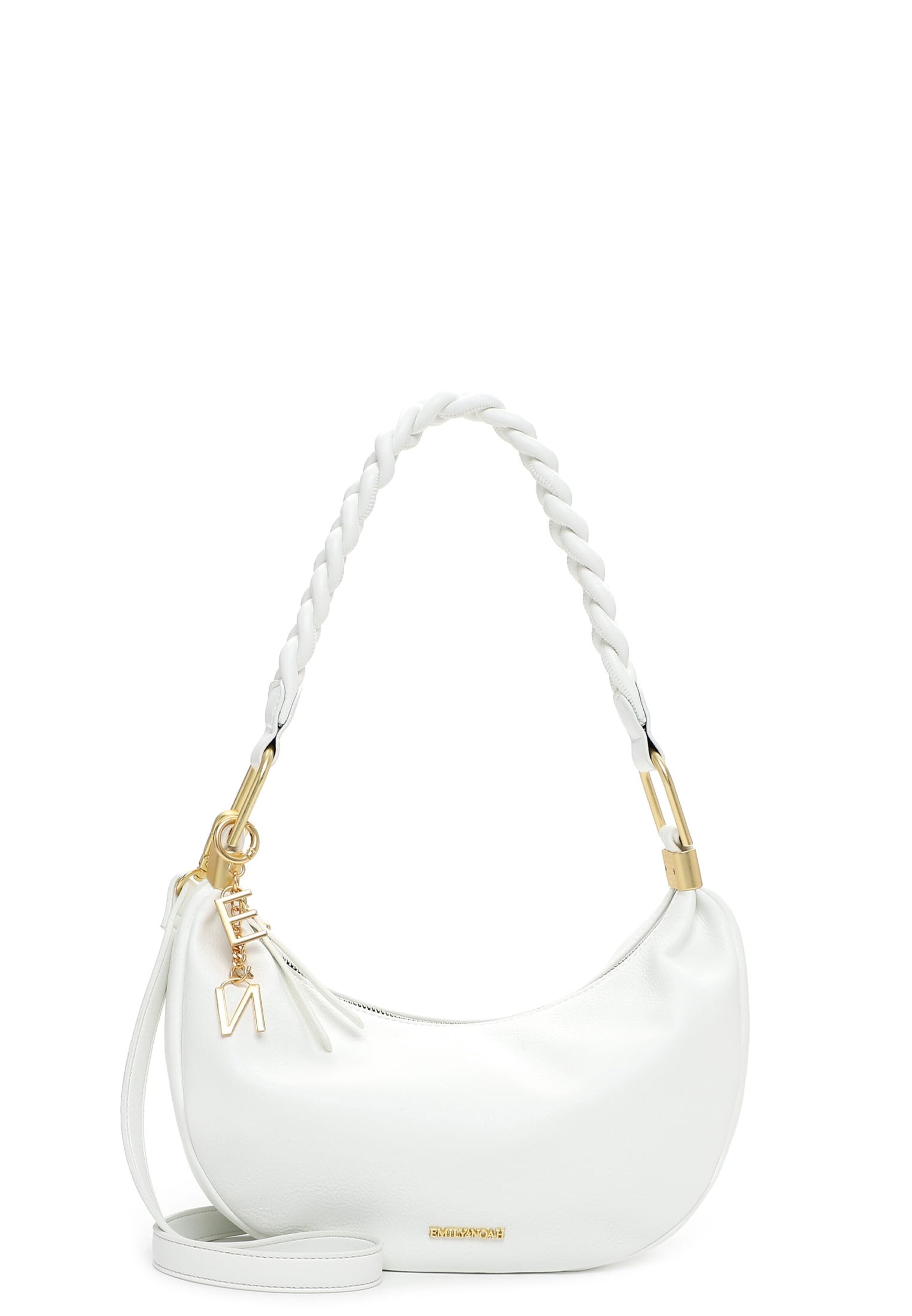 Emily & Noah Beuteltasche 'Judith' in Weiß: Vorderseite