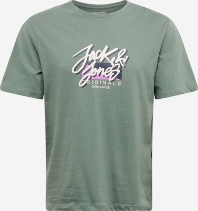 JACK & JONES T-Shirt 'TAMPA' in beige / grün / lila / schwarz, Produktansicht