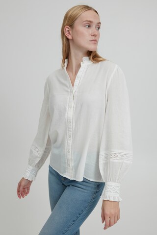 b.young Bluse in Weiß: Vorderseite