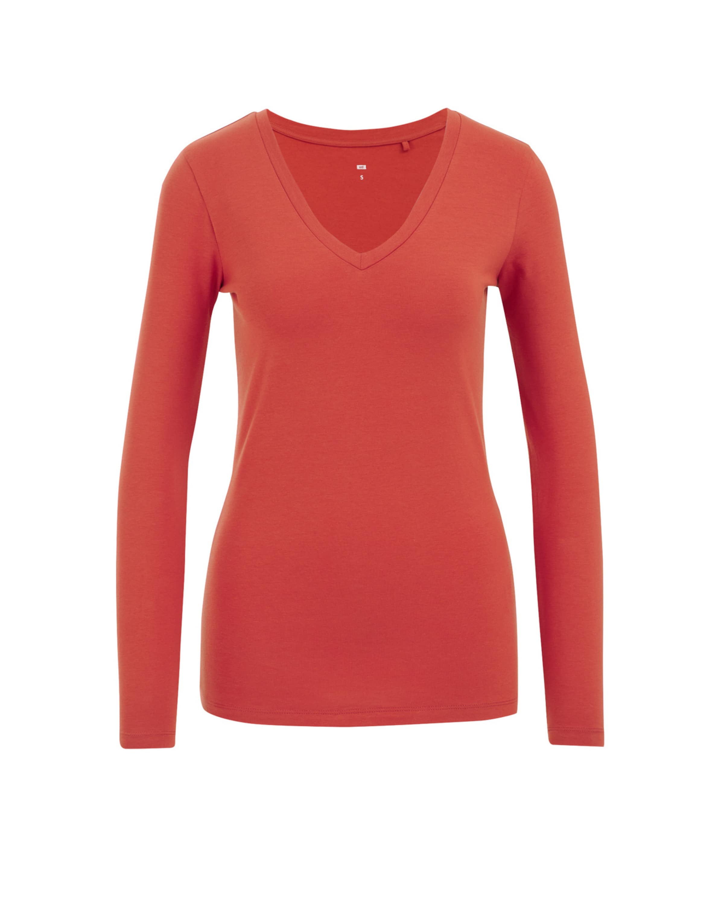 T-shirt WE Fashion en rouge : devant