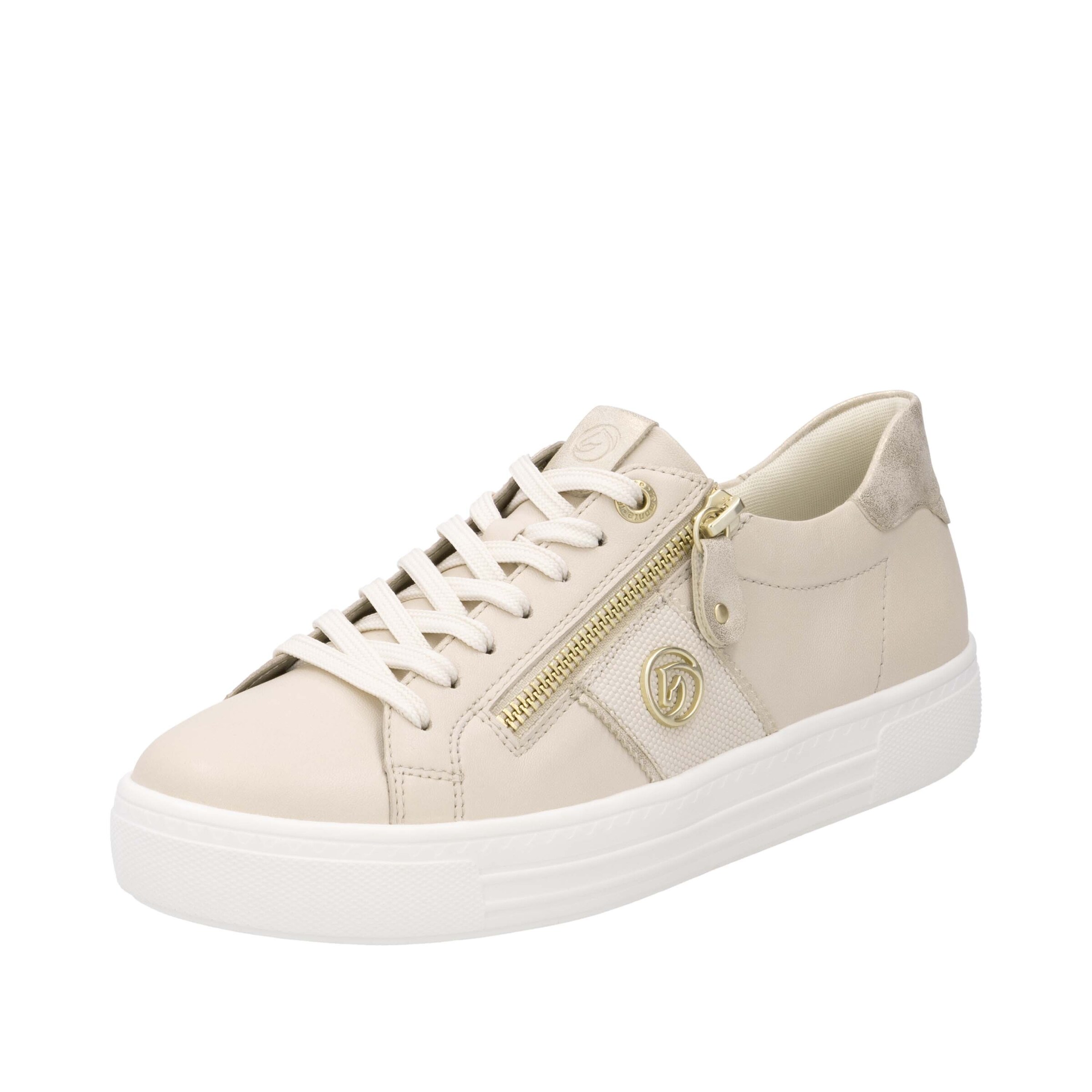 Sneaker bassa di REMONTE in beige: frontale
