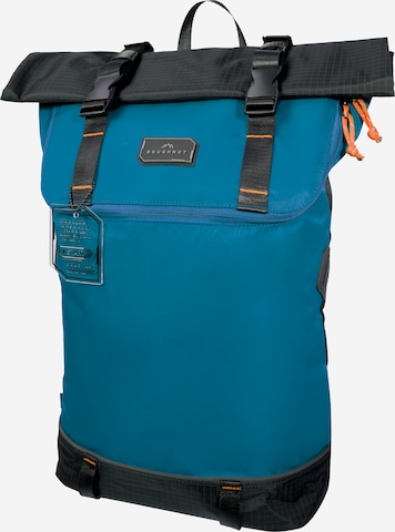 Doughnut Rucksack 'Christopher' in Blau: predná strana