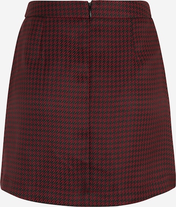 Pieces Petite Rok in Rood