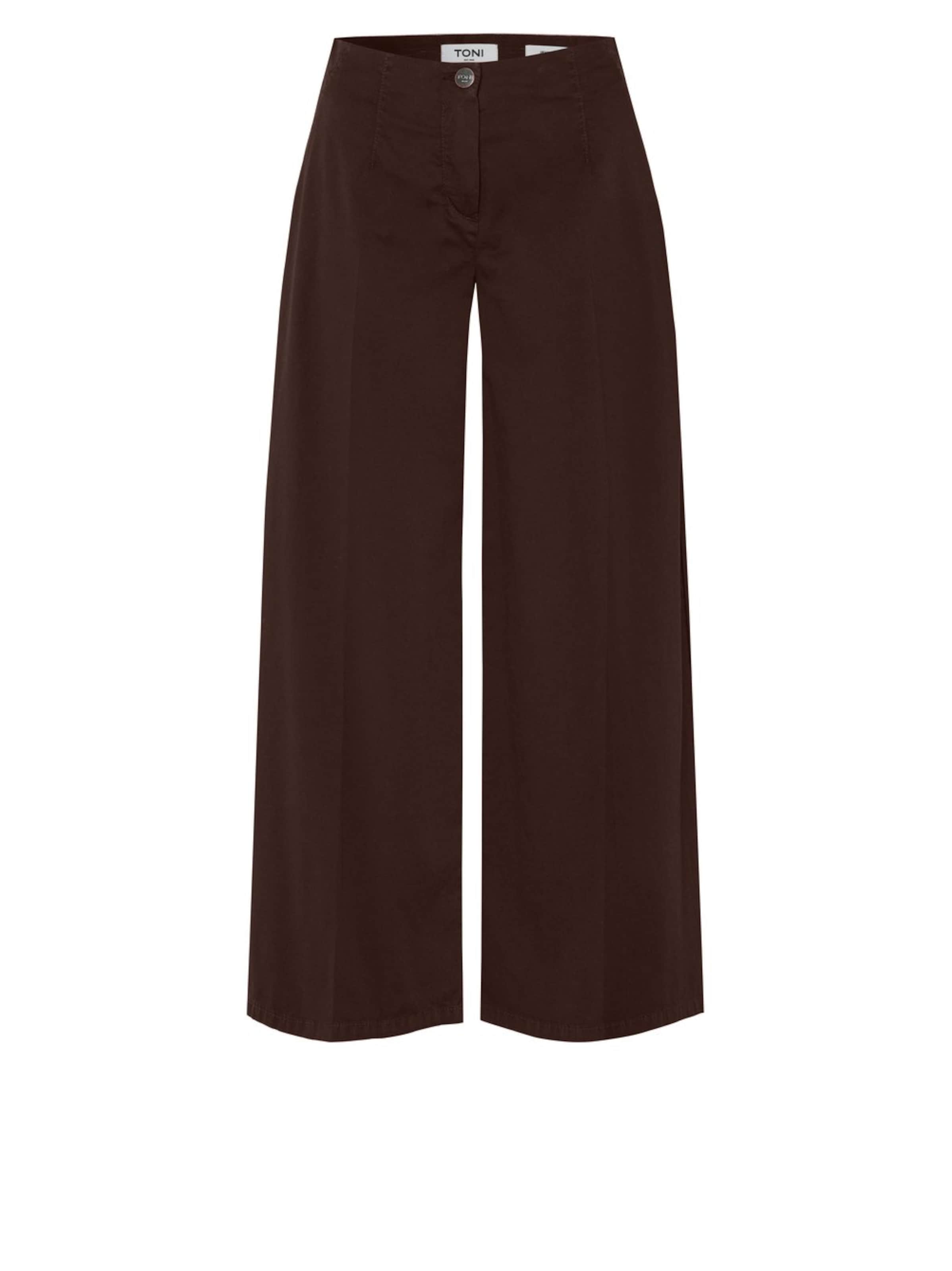 TONI Loosefit Hose in Braun: Vorderseite