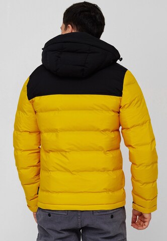 INDICODE JEANS Between-Season Jacket 'Eberhardy' in Yellow