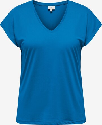 ONLY Carmakoma T-shirt 'Nicky' i blå: framsida