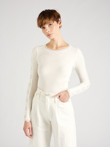 rosemunde Shirt in Beige: voorkant