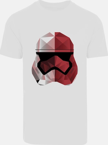 T-Shirt 'The Last Jedi' F4NT4STIC en blanc : devant