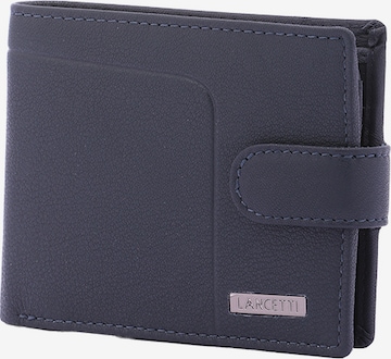 Lancetti Wallet in Blue: front