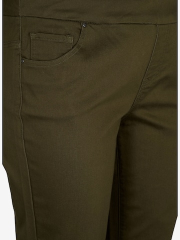 Regular Pantaloni 'Cato' de la Zizzi pe verde