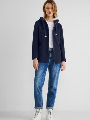 STREET ONE Sweatjacke in Blau