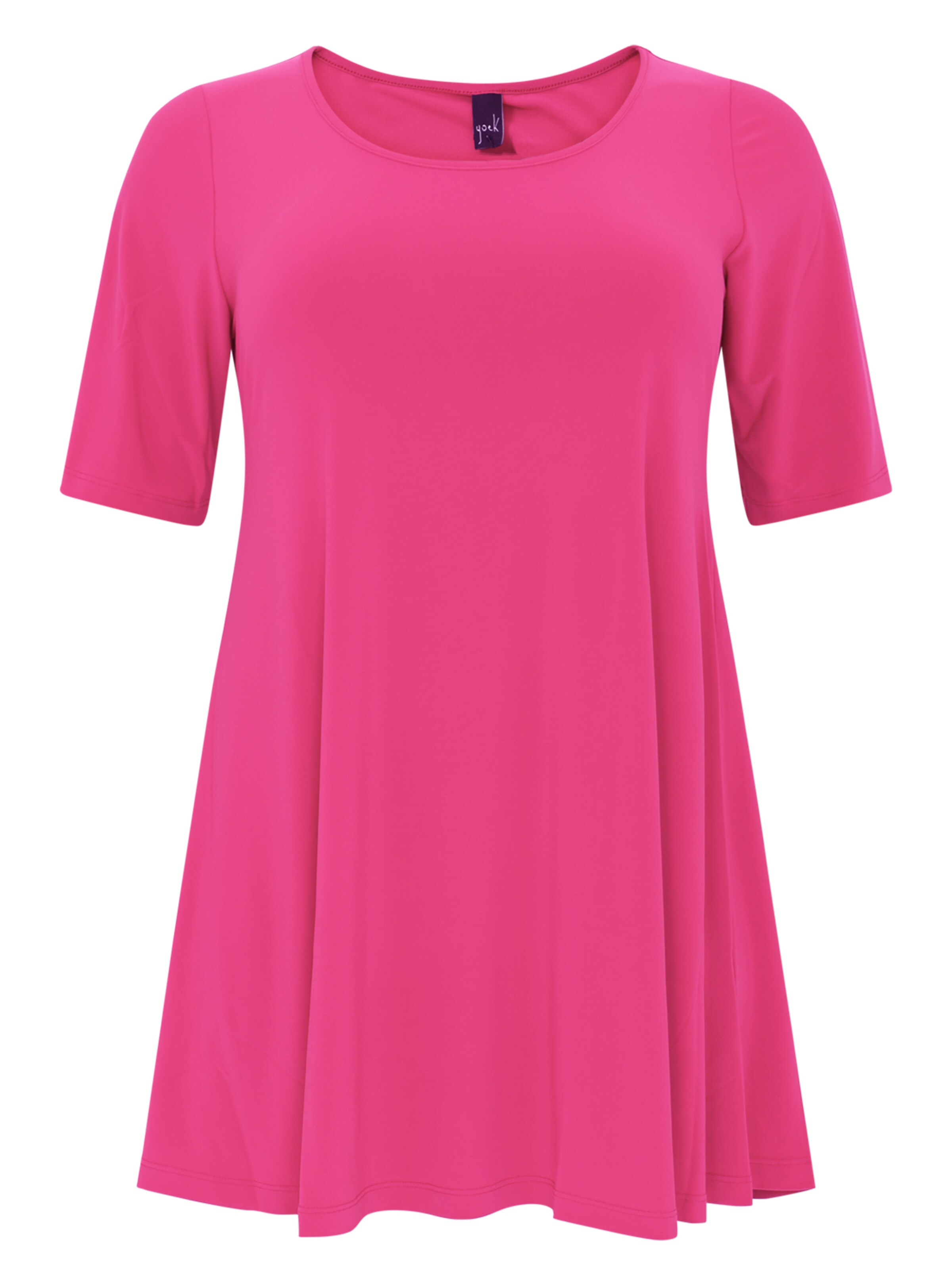 YOEK Shirt ' TESS ' in Roze: voorkant