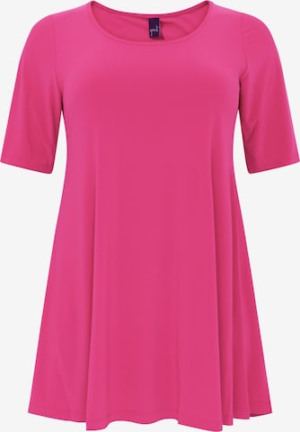 Yoek Shirt ' TESS ' in Roze: voorkant