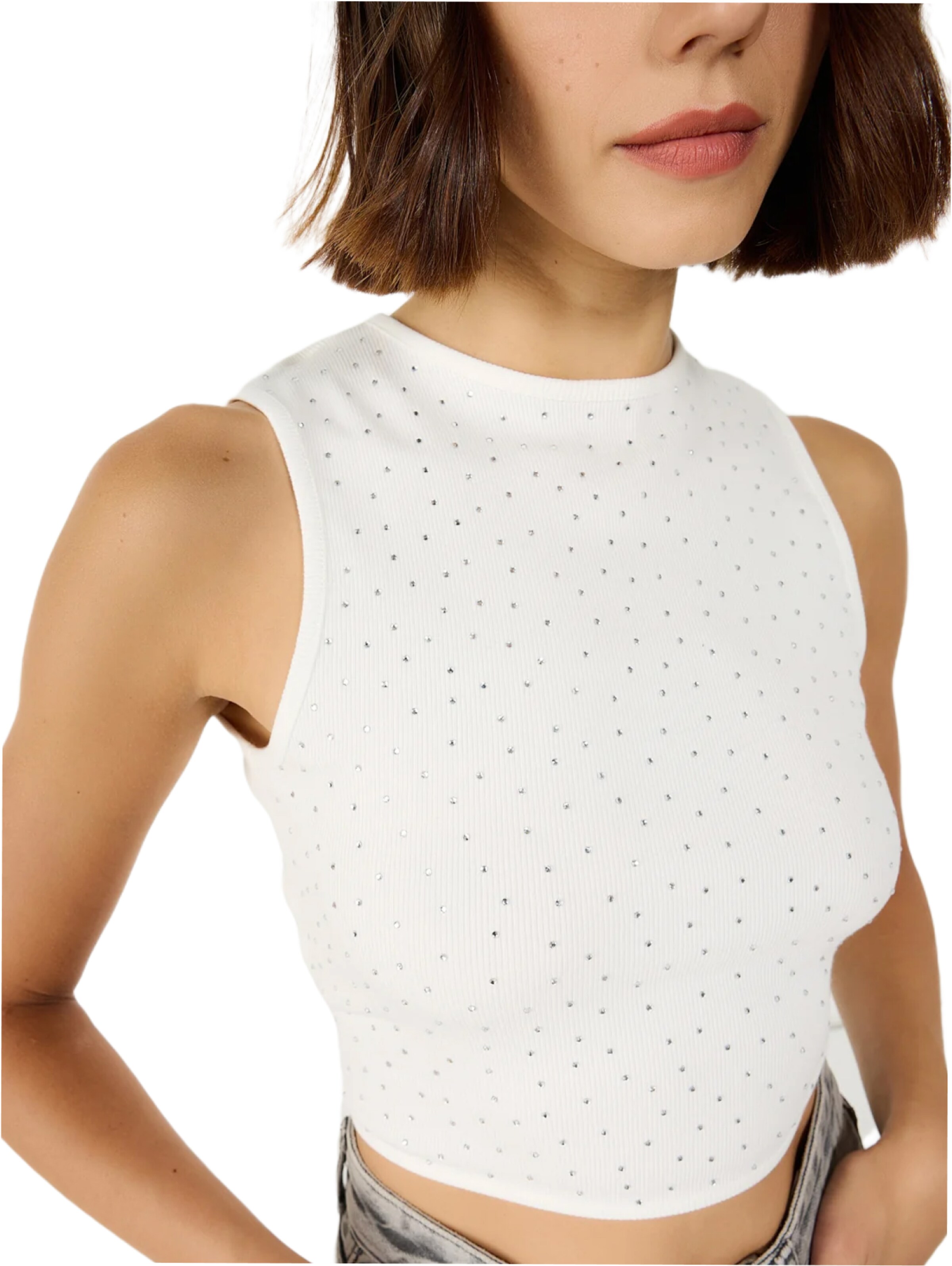 No Matter What Top in White