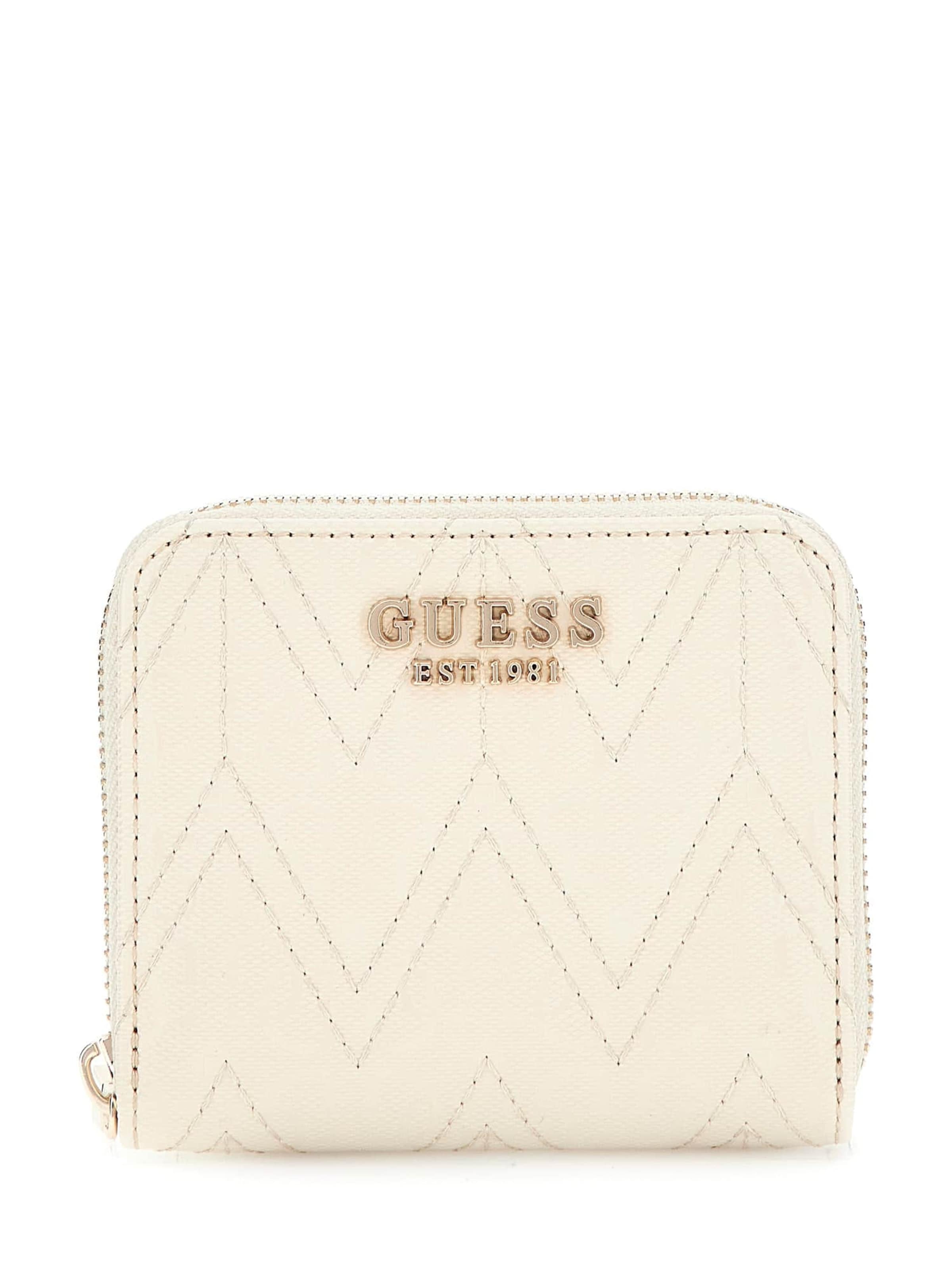 GUESS Denarnica | bela barva: sprednja stran