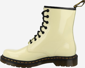 Stivaletto stringato '1460' di Dr. Martens in beige