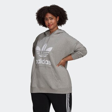 ADIDAS ORIGINALS Sweatshirt 'Trefoil ' in Grey: front