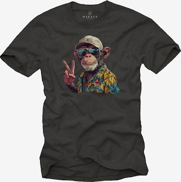 MAKAYA Shirt in Grey: front