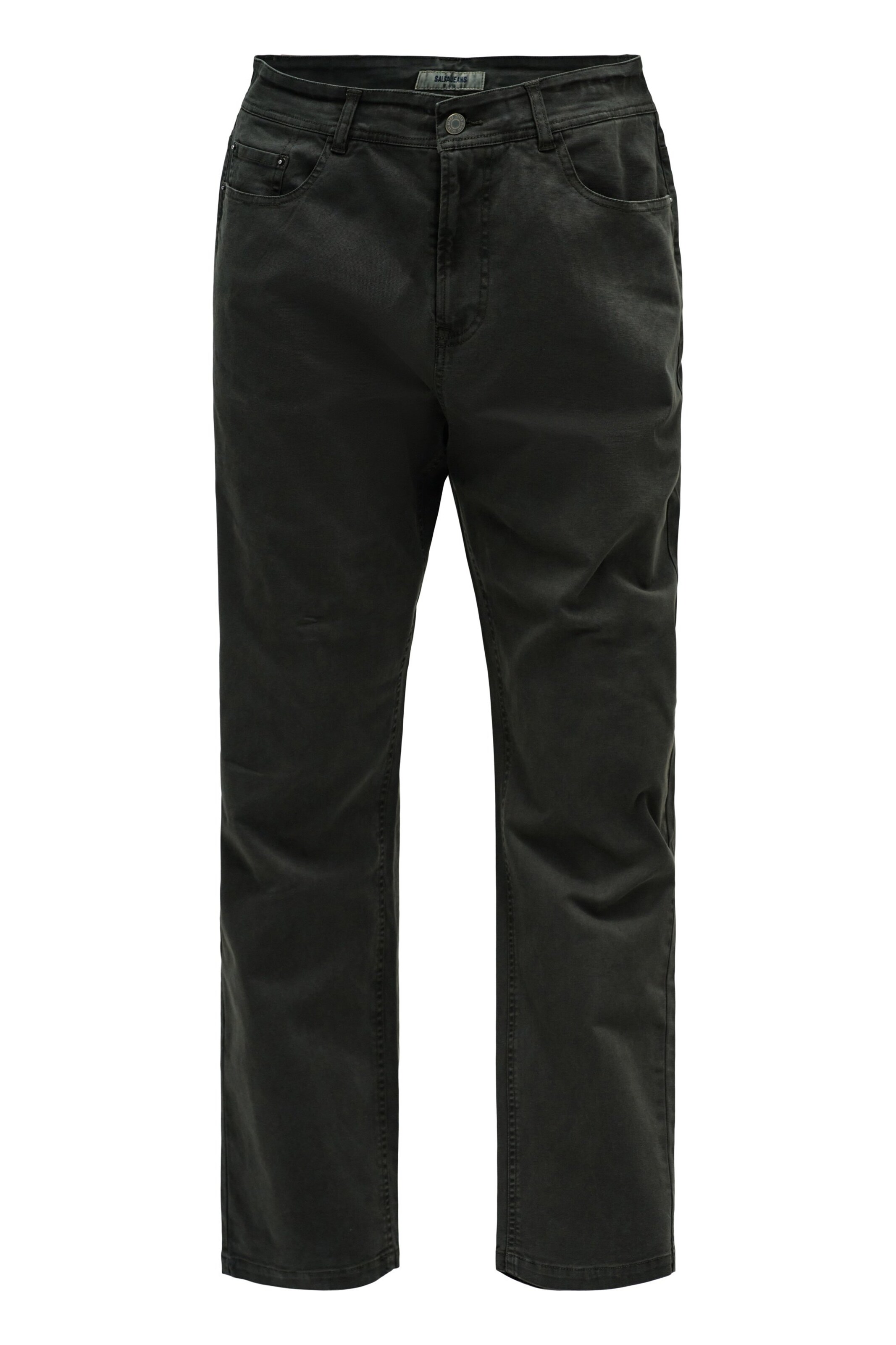 Salsa Jeans Regular Chino in Groen: voorkant