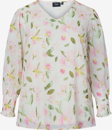 Zizzi Blouse 'Livia' in White: front